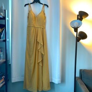 Golden bridesmaid dress